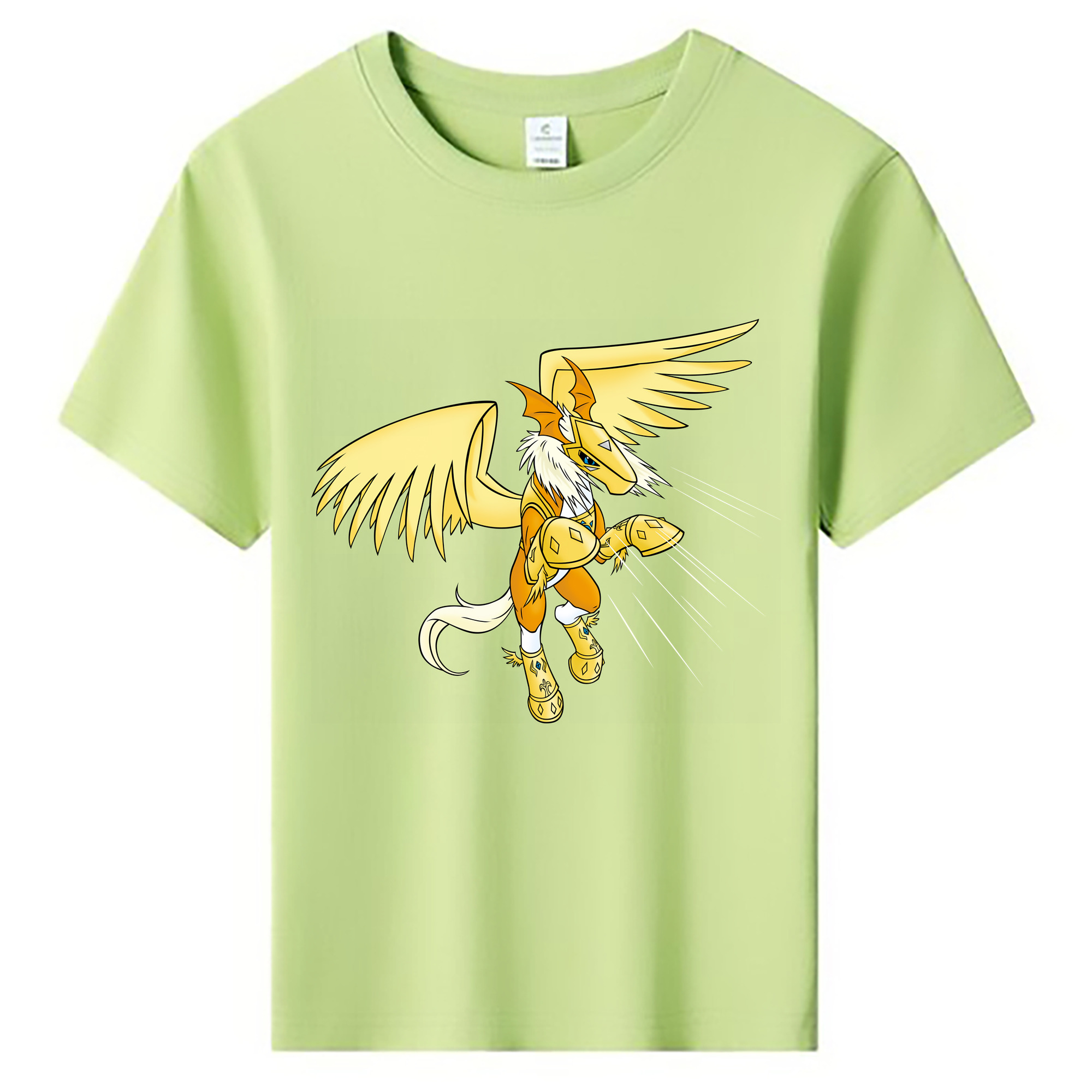 （画像用） Digimon デジタルモンスター/デジモン 綿100％キッズTシャツ（フロントプリント）